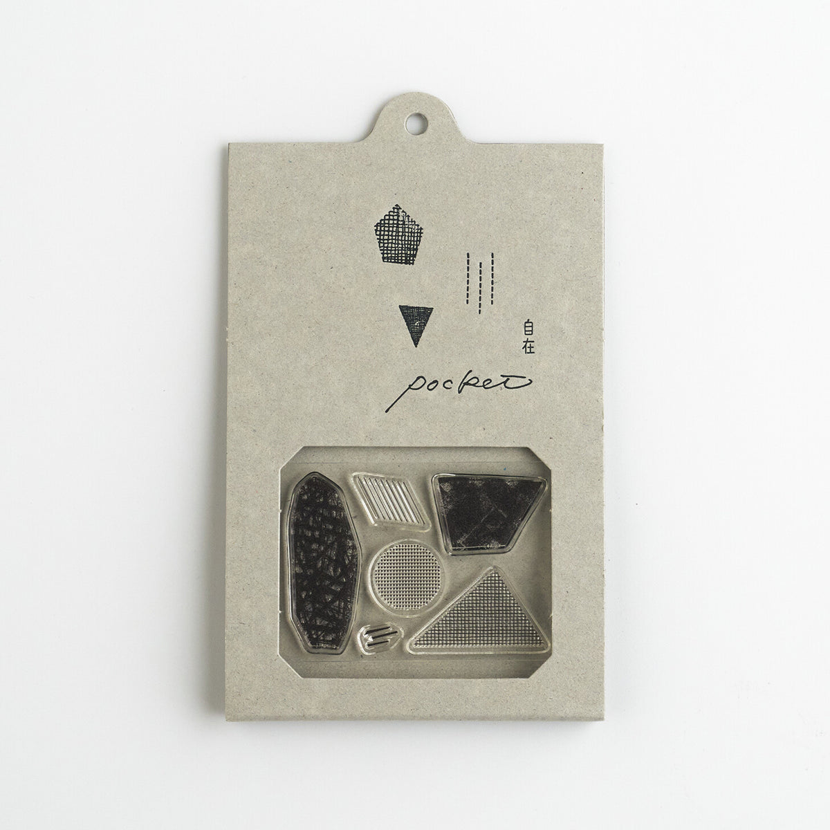 Nombre JIZAI Clear Stamp Pocket Texture 02