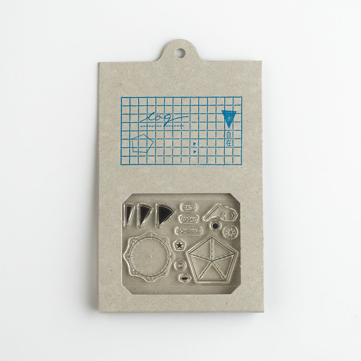 Nombre JIZAI Clear Stamp Log Schedule 02