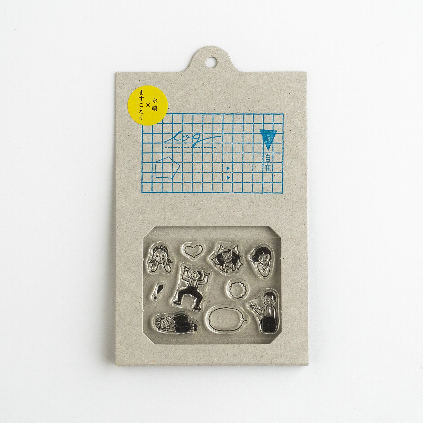Nombre x Masuko Eri JIZAI Clear Stamp Log Children
