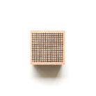 forme. Wooden Rubber Stamp Small Grid