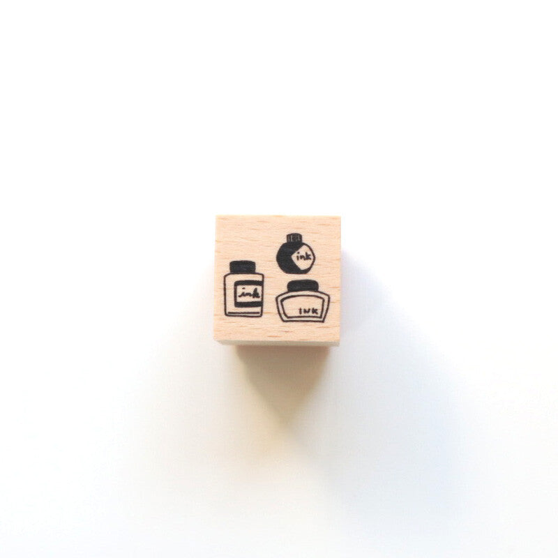 forme. Wooden Rubber Stamp Ink