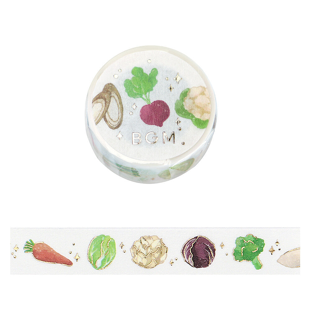 BGM Washi Tape Life Winter Vegtables