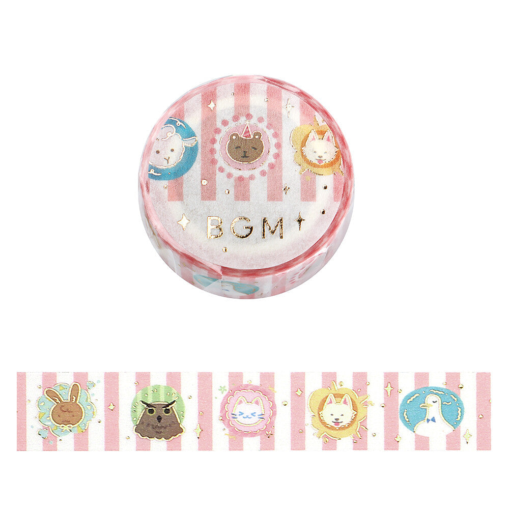 BGM Washi Tape Animal Town