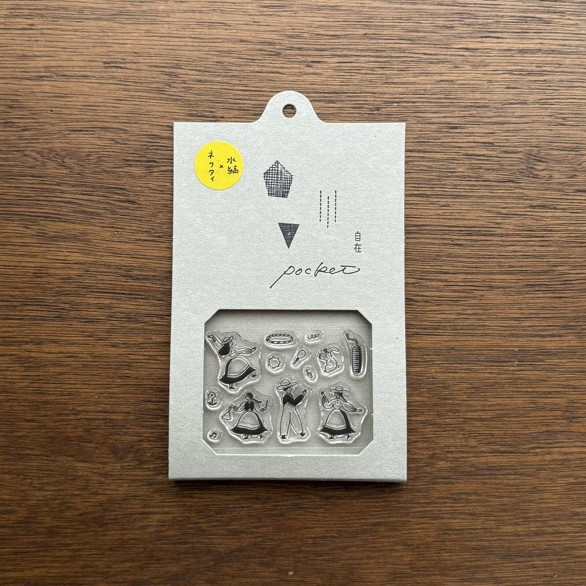 Nombre x Necktie JIZAI Clear Stamp Pocket Let's Dance!