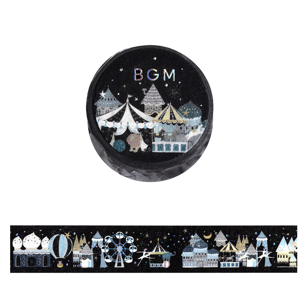 BGM Washi Tape Life Midnight Amusement