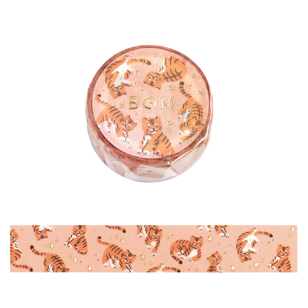 BGM Washi Tape Life Tiger