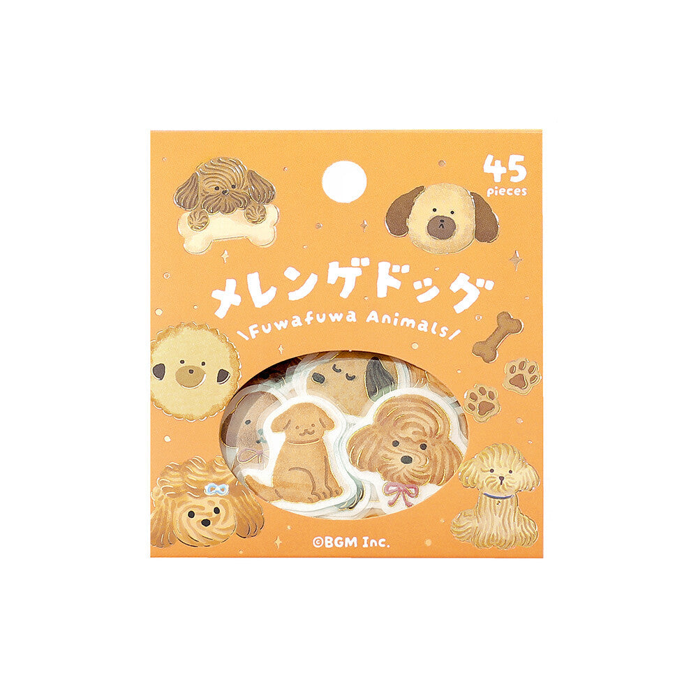 BGM Flake SEALS Fuwa Fuwa Animals Dog
