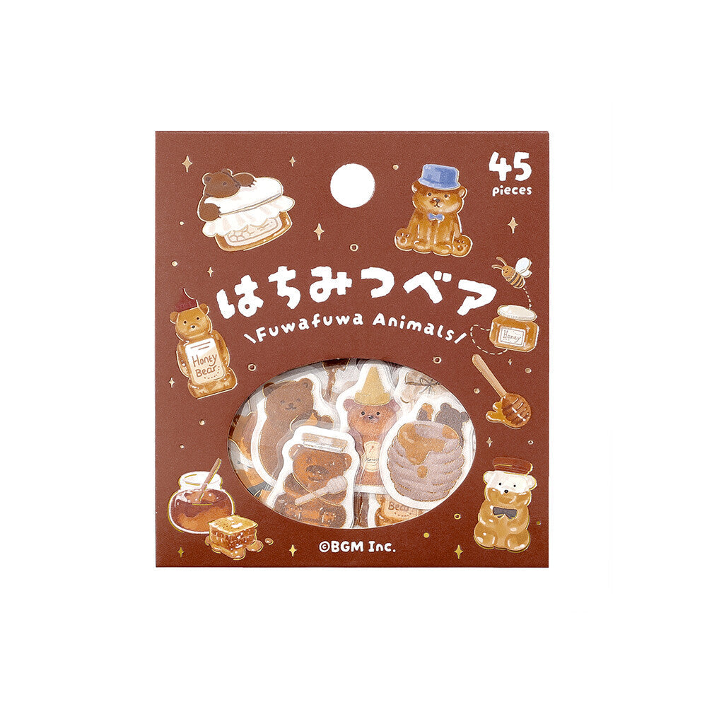 BGM Flake SEALS Fuwa Fuwa Animals Honey Bear