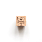 forme. Wooden Rubber Stamp Happy Mail Bear
