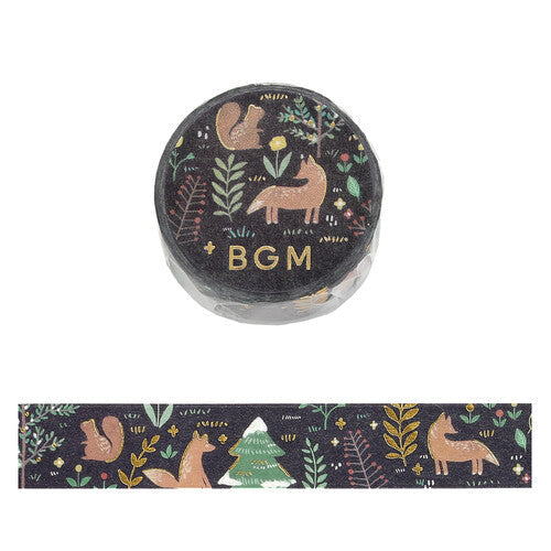 BGM Washi Tape Nordic Forest Moonlit Forest