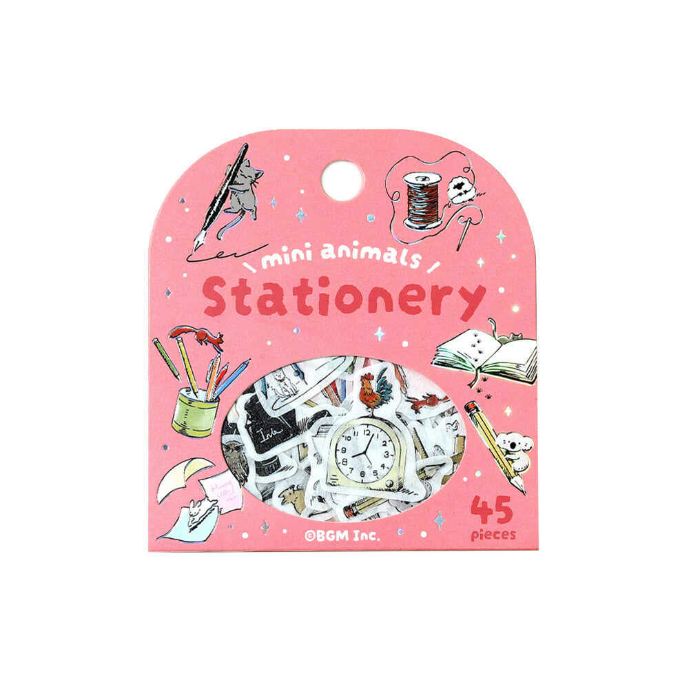 BGM Flake SEALS Mini Animals Stationery
