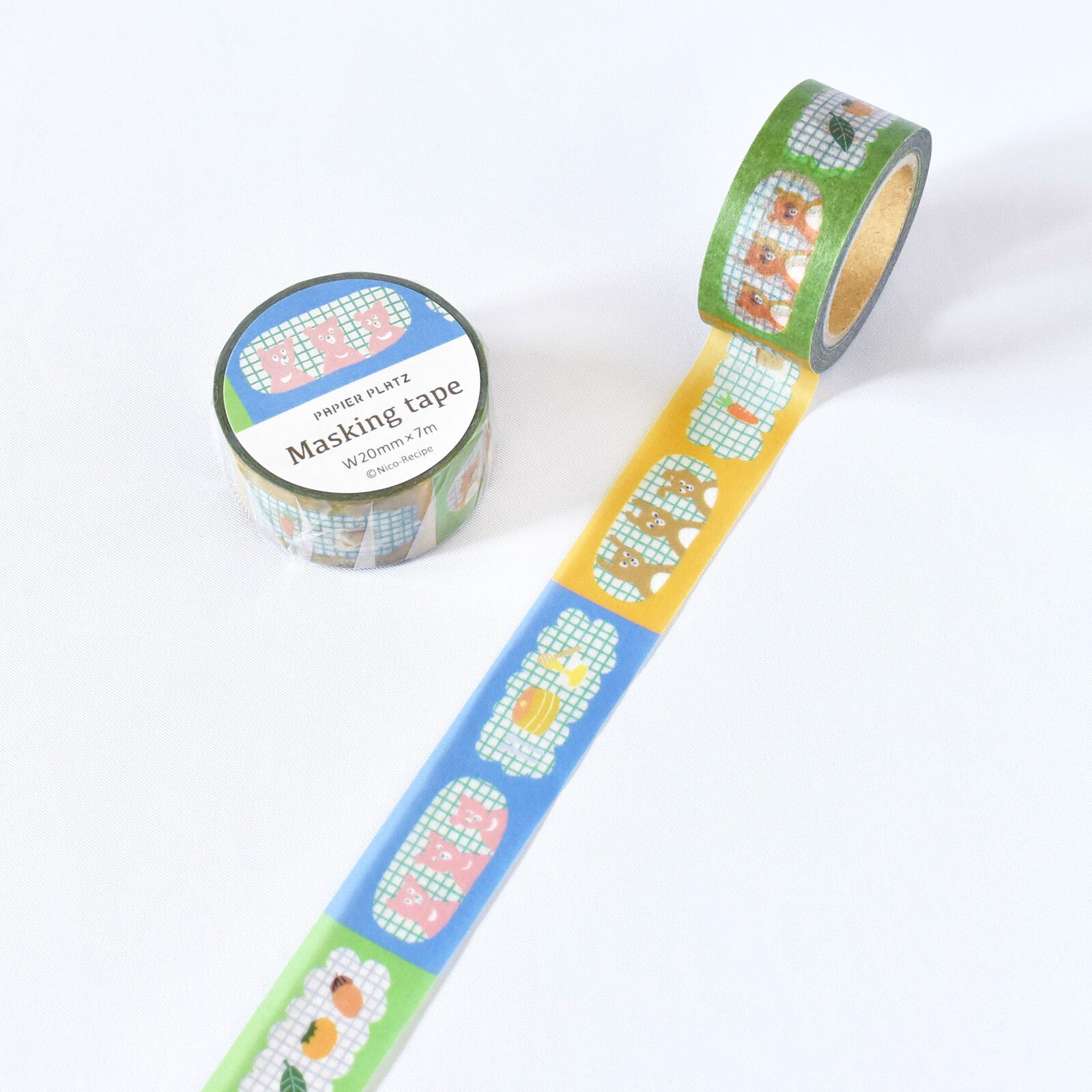 Papier Platz x Nicorecipe Masking Tape Animals