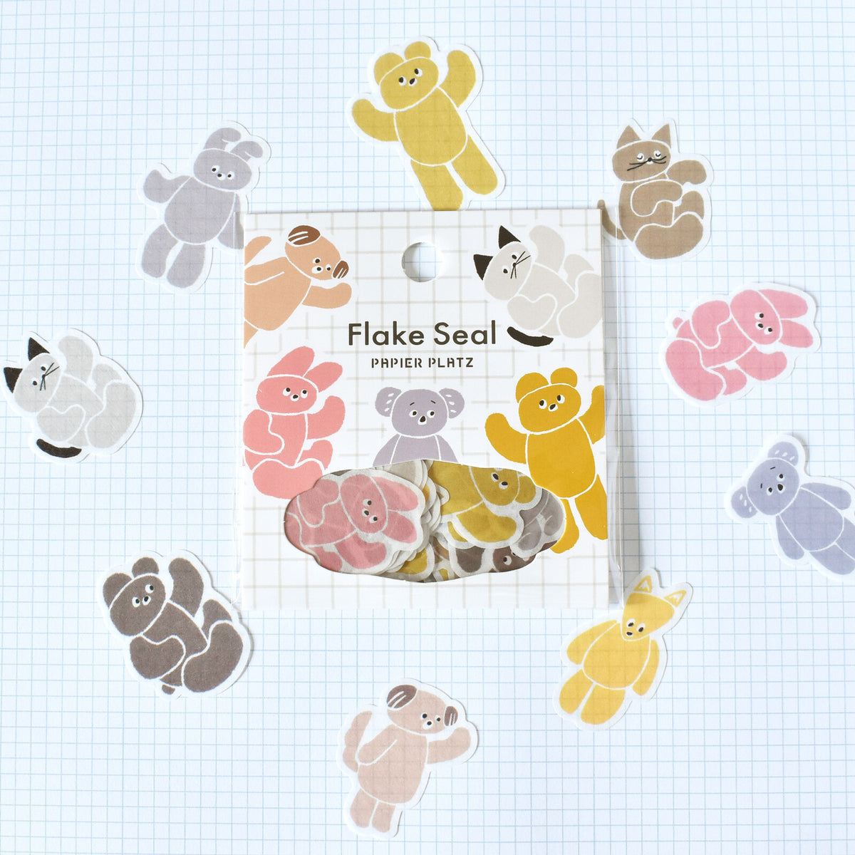 Papier Platz x Nicorecepie Flake Stickers Animals