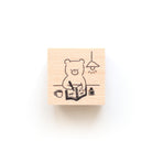 forme. Wooden Rubber Stamp Bear Planning