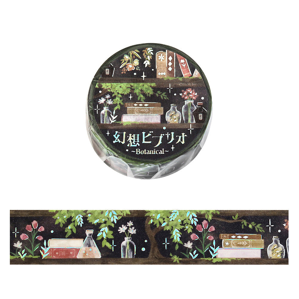 BGM Washi Tape Fantasy Shelf Botanical