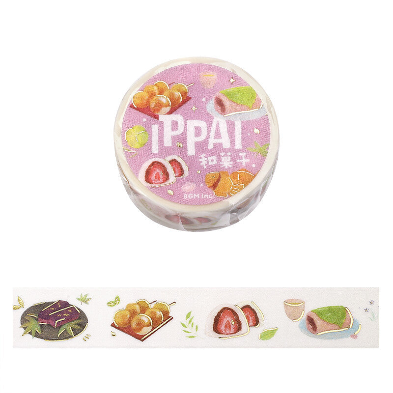 BGM Washi Tape IPPAI Japanese Sweets