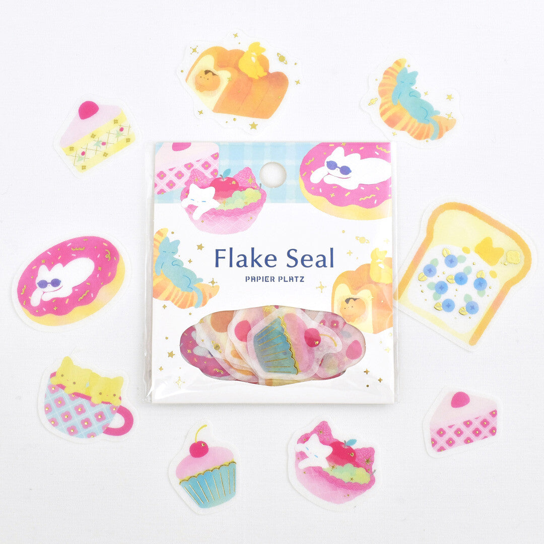 Papier Platz x Miyashita Nodoka Flake Stickers Sweets