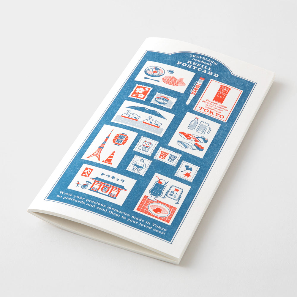 Traveler's Notebook Regular Size Refill - Tokyo Postcard - LIMITED EDITION - Simple Paper 