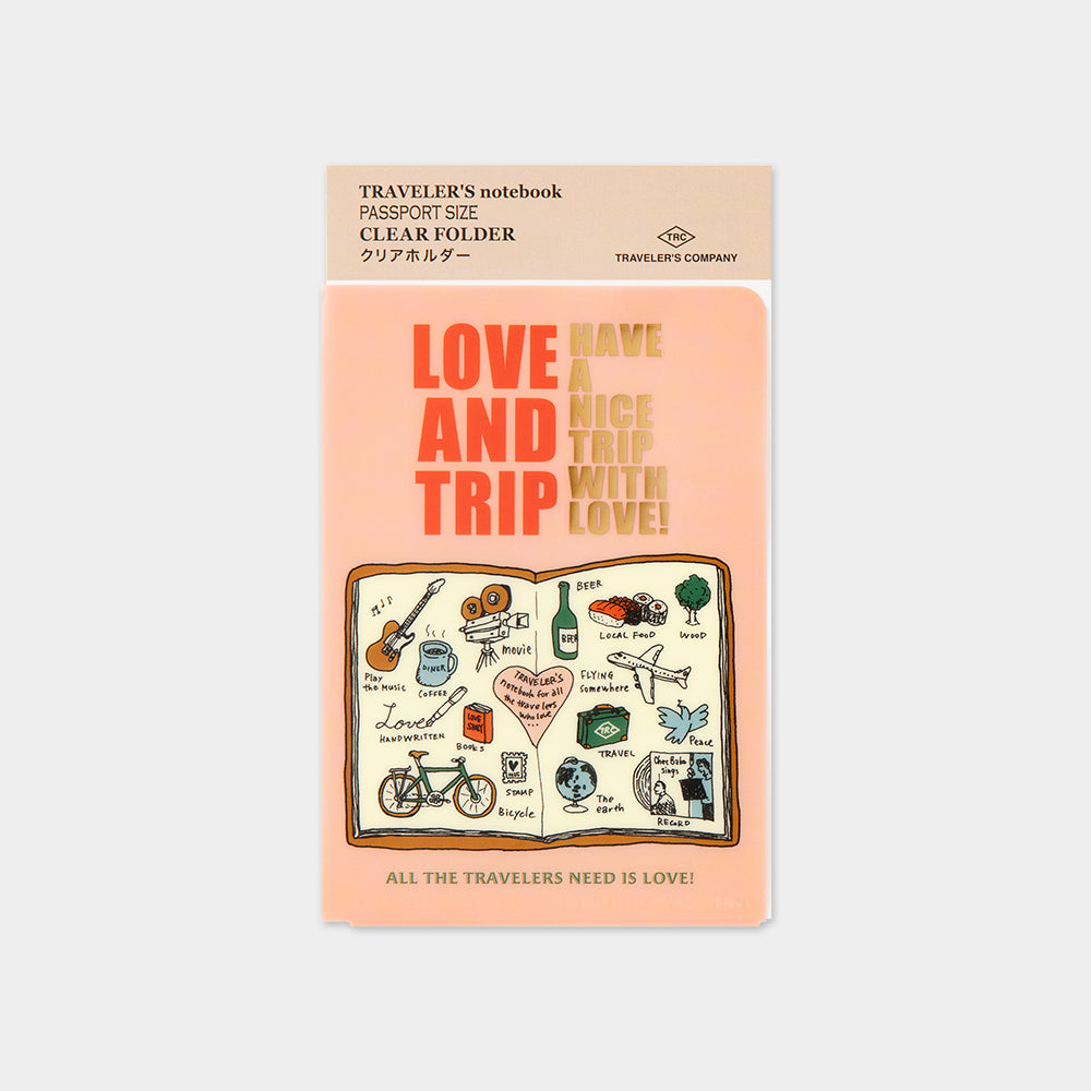 Traveler's Notebook Clear Folder 2025 Passport