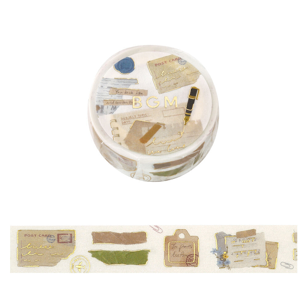 BGM Washi Tape Life Collage Fragments