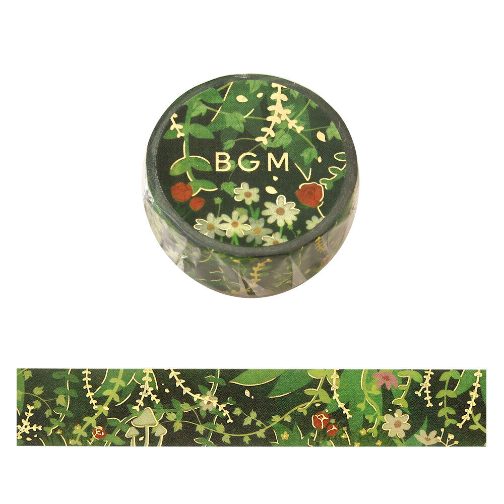 BGM Washi Tape Life Green Path