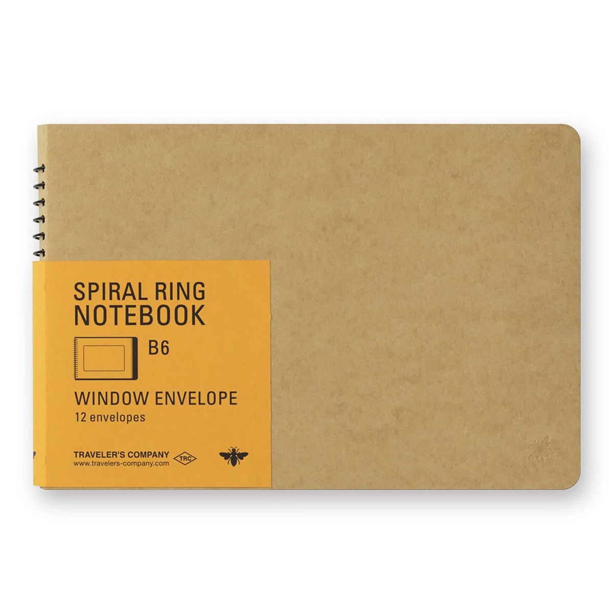 Traveler's Company B6 Spiral Notebook Window Envelope