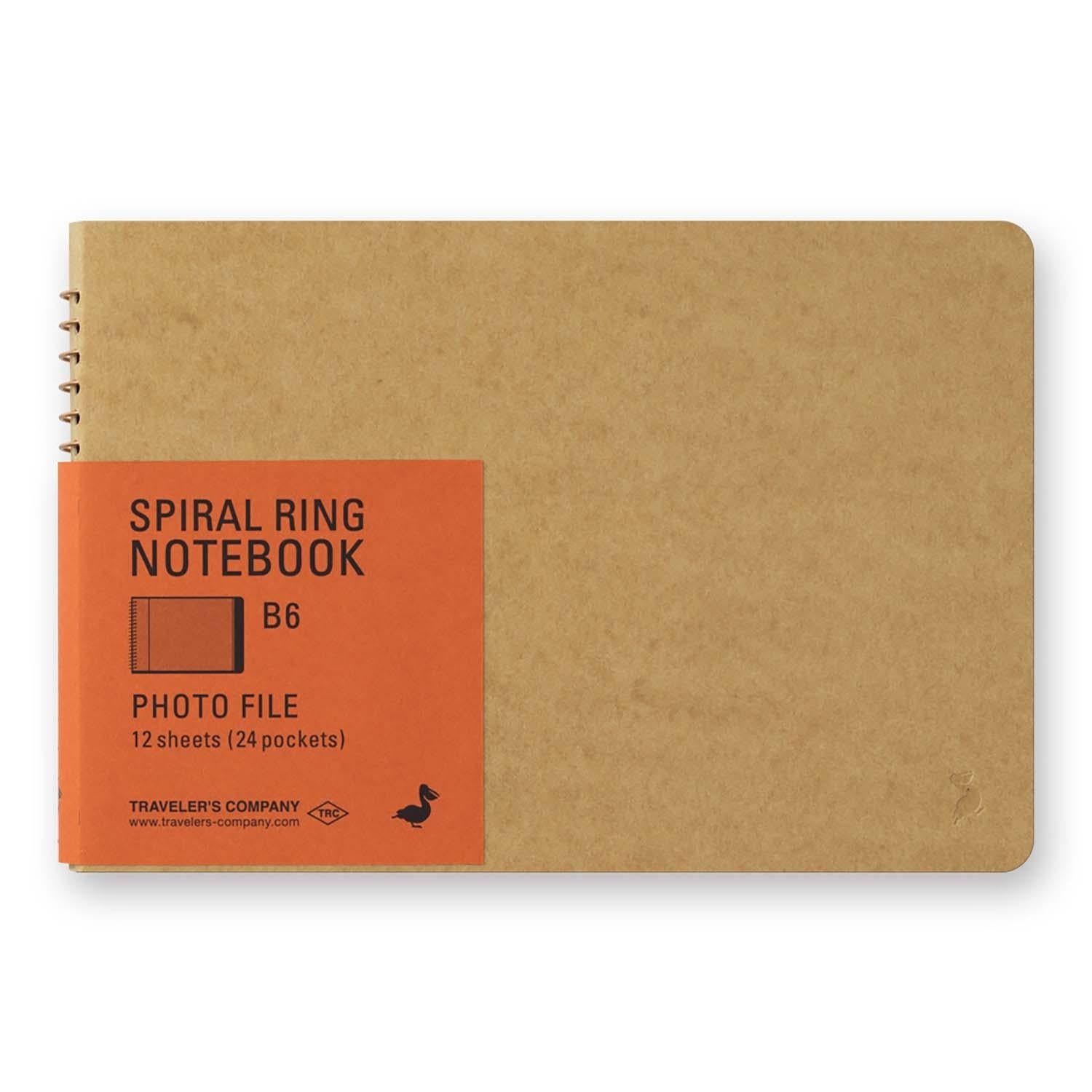 Traveler's Company B6 Spiral Notebook Photo File