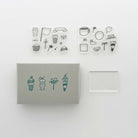 Nombre x Tobimatsu Shoichiro Jizai Clear Stamp Set Box Topping Animals