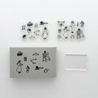 Nombre x Tobimatsu Shoichiro Jizai Clear Stamp Set Box Motifs of Daily Life