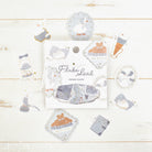 Papier Platz x Shoichiro Tobimatsu Flake Stickers Blue