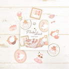Papier Platz x Shoichiro Tobimatsu Flake Stickers Pink