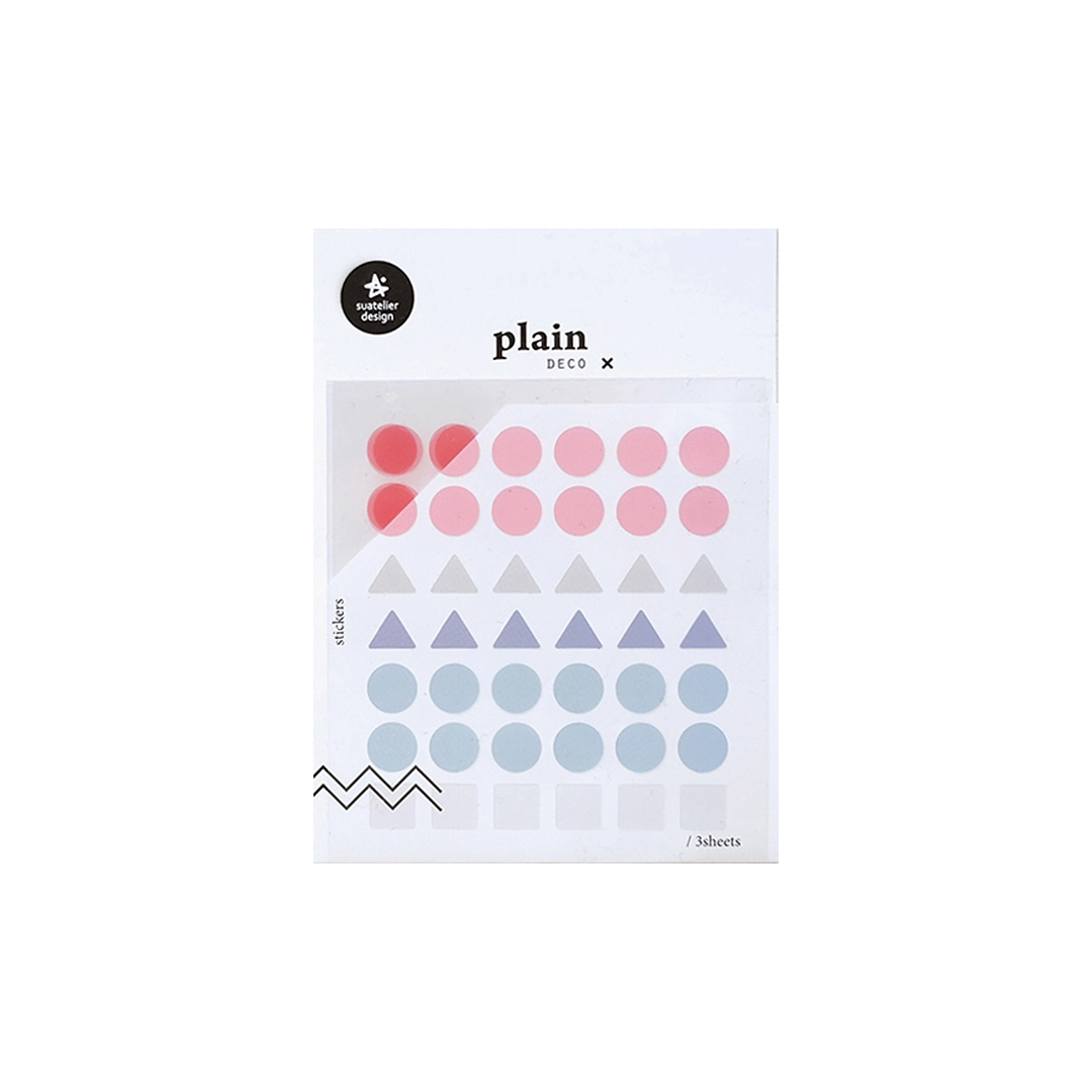 Suatelier Plain Series Stickers No. 02 1606