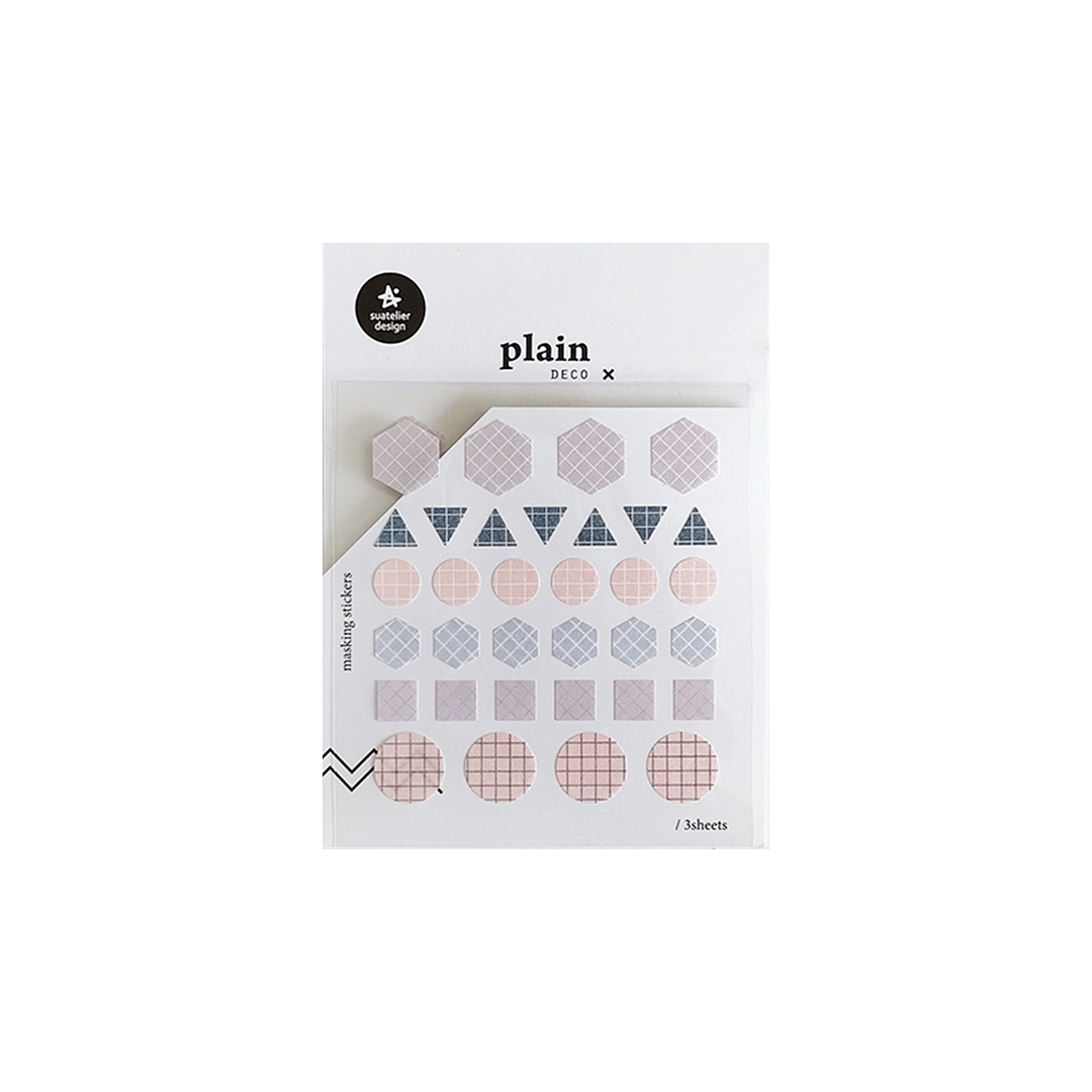 Suatelier Plain Series Stickers No. 08 1612