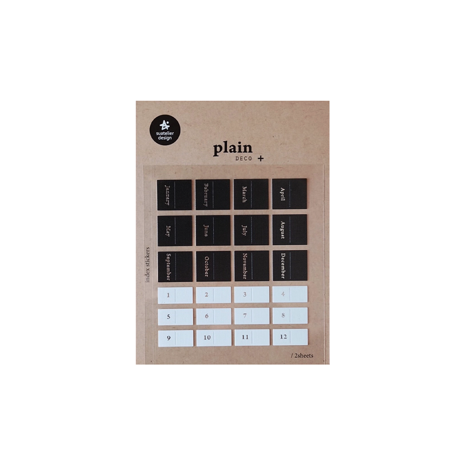 Suatelier Plain Series Stickers No. 45 1649