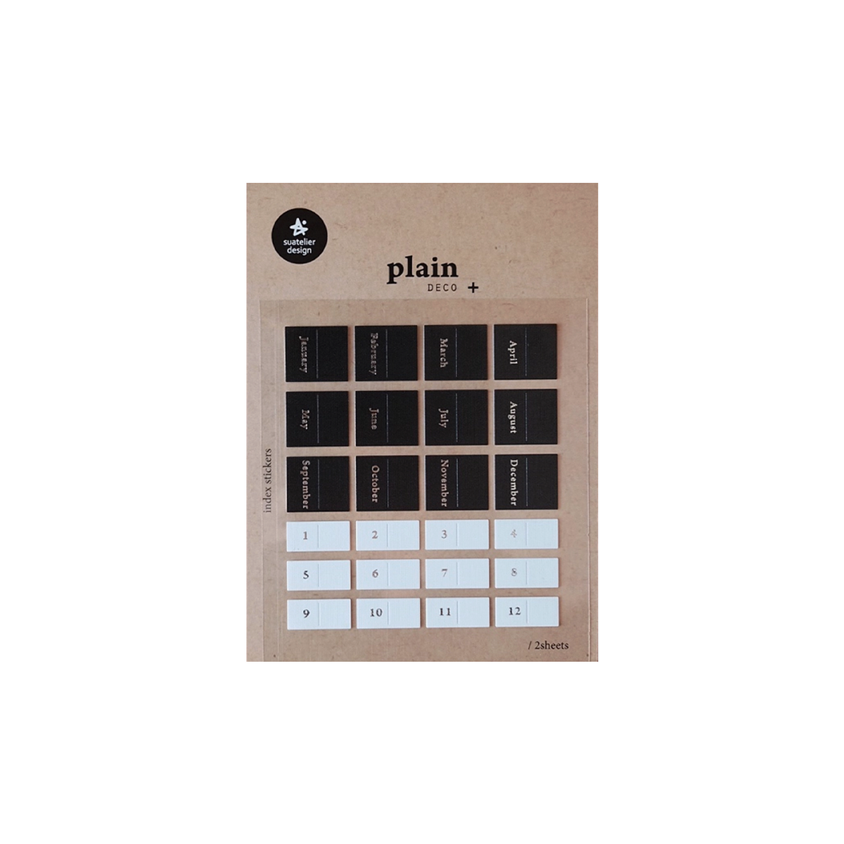 Suatelier Plain Series Stickers No. 45 1649
