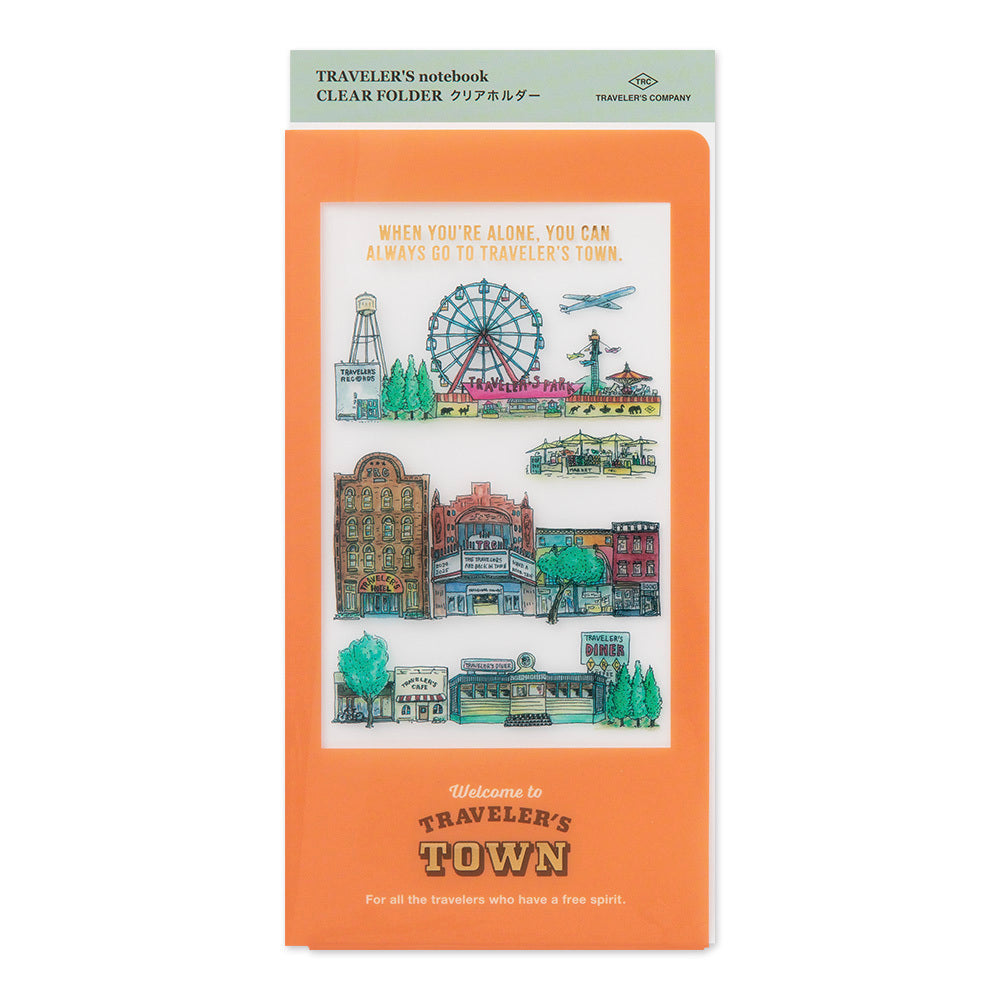 Traveler's Notebook Clear Folder 2024 | Regular - Simple Paper 