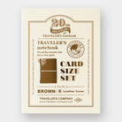 TRAVELER'S Notebook Card Size 20th Anniversary Set Brown Limit 1 Per Person