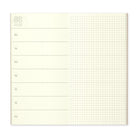 TN Regular Size Refill | Free Diary Weekly + Grid Notebook | 019 - Simple Paper 