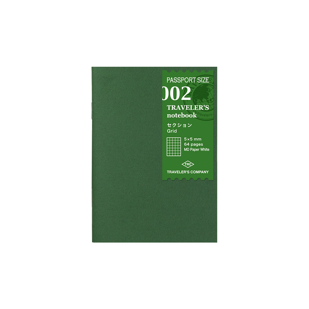 TN Passport Size Refill | Grid | P02 - Simple Paper 