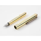 Traveler's Notebook Fountain Pen Solid Brass - Simple Paper 