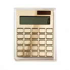 russell + hazel Acrylic + Gold Calculator