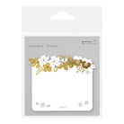 Midori Die Cut Sticky Notes | Foiled Flowers - Simple Paper 