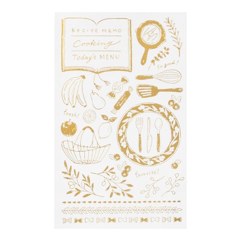 Midori Foiled Transfer Sticker | Kitchen - Simple Paper 