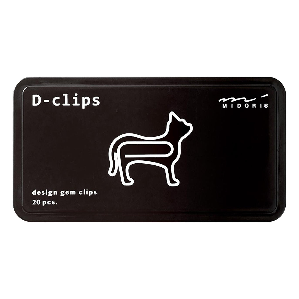 Midori D-Clips Paper Clips Cat
