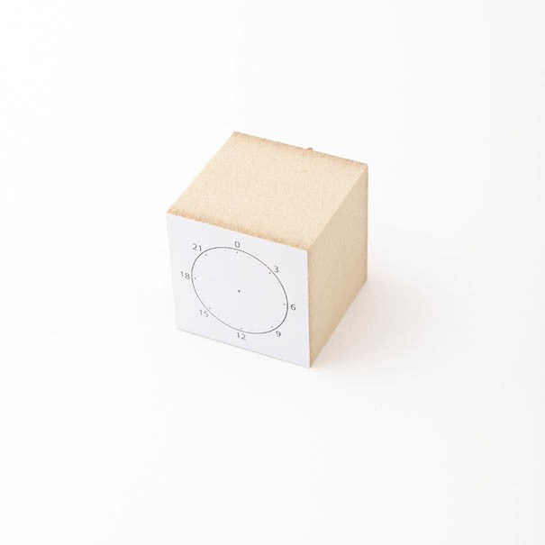Nombre Mizushima Wooden Stamp Schedule Circle