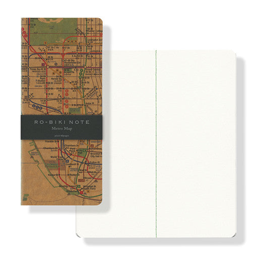 Yamamoto Ro-Biki Notebook Map Series Metro Map