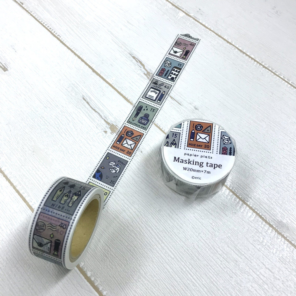 Papier Platz x Eric Small Things Washi Tape 37-678