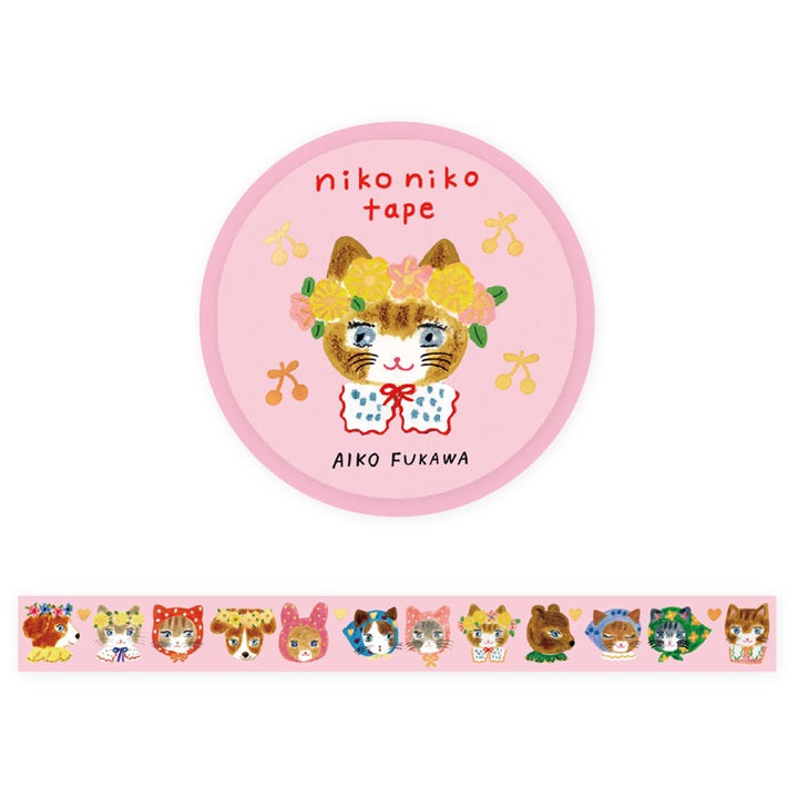 Cozyca Aiko Fukawa Foiled Washi Tape Nico Nico