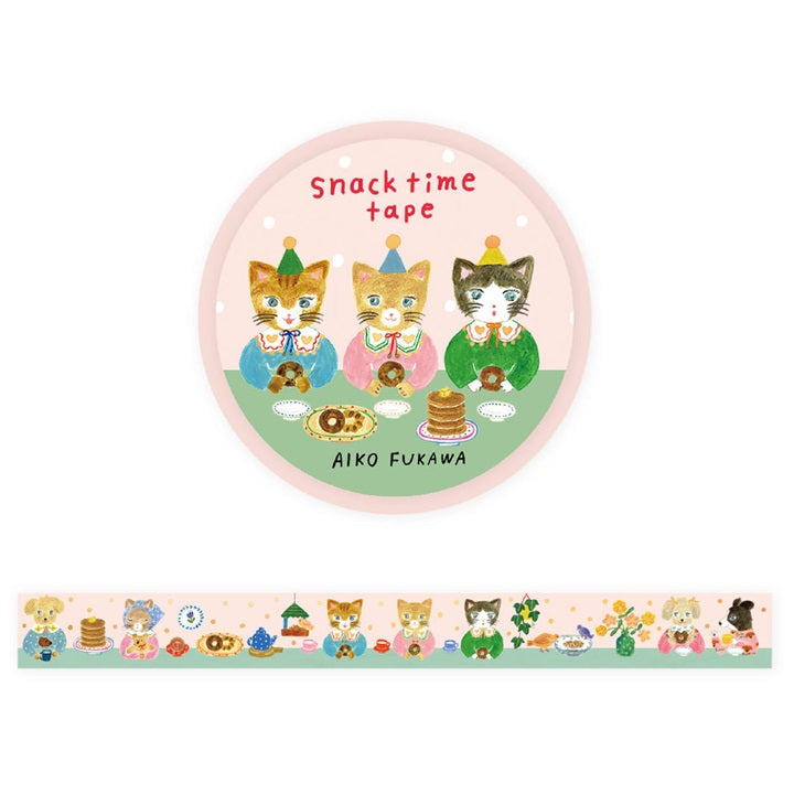 Cozyca Aiko Fukawa Foiled Washi Tape Snack Time