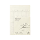 Midori MD Diary Sticker Free Undated Monthly
